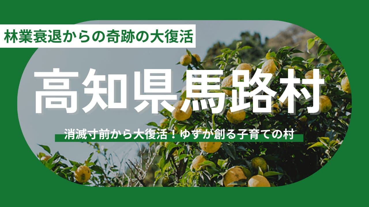 【高知県馬路村】「消滅寸前」から奇跡の復活。ゆずの香る村で見つけた、「村全体が家族」になる子育ての正解